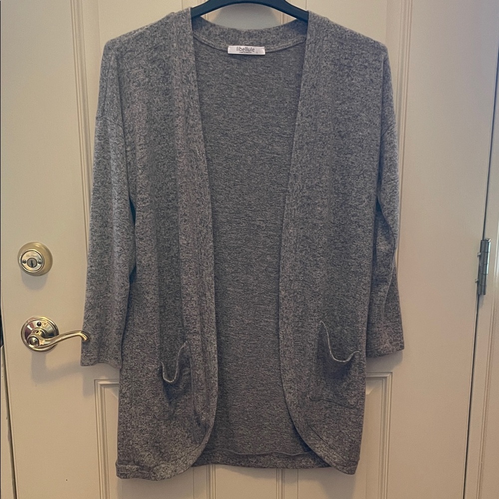 Pink Rose Women's Heather Gray Cardigan